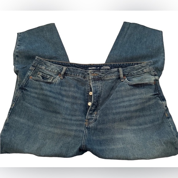 Old Navy Higher High Rise O.G. Straight Jeans - Picture 2 of 5